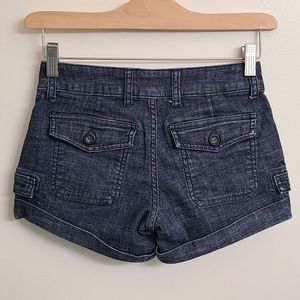 Sneak Peak Denim Cuffed Shorts
